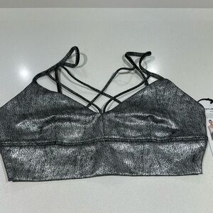 NWT Alo Yoga Metallic Bra